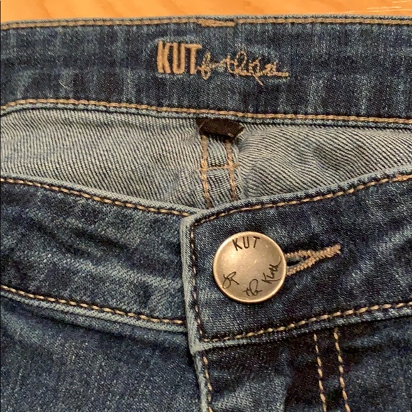 Kut from the Kloth Distressed Denim Jeans Sz 6 - Picture 5 of 12